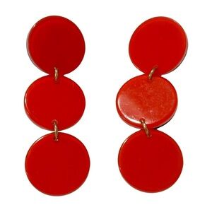 J.Crew acrylic long dangle earrings